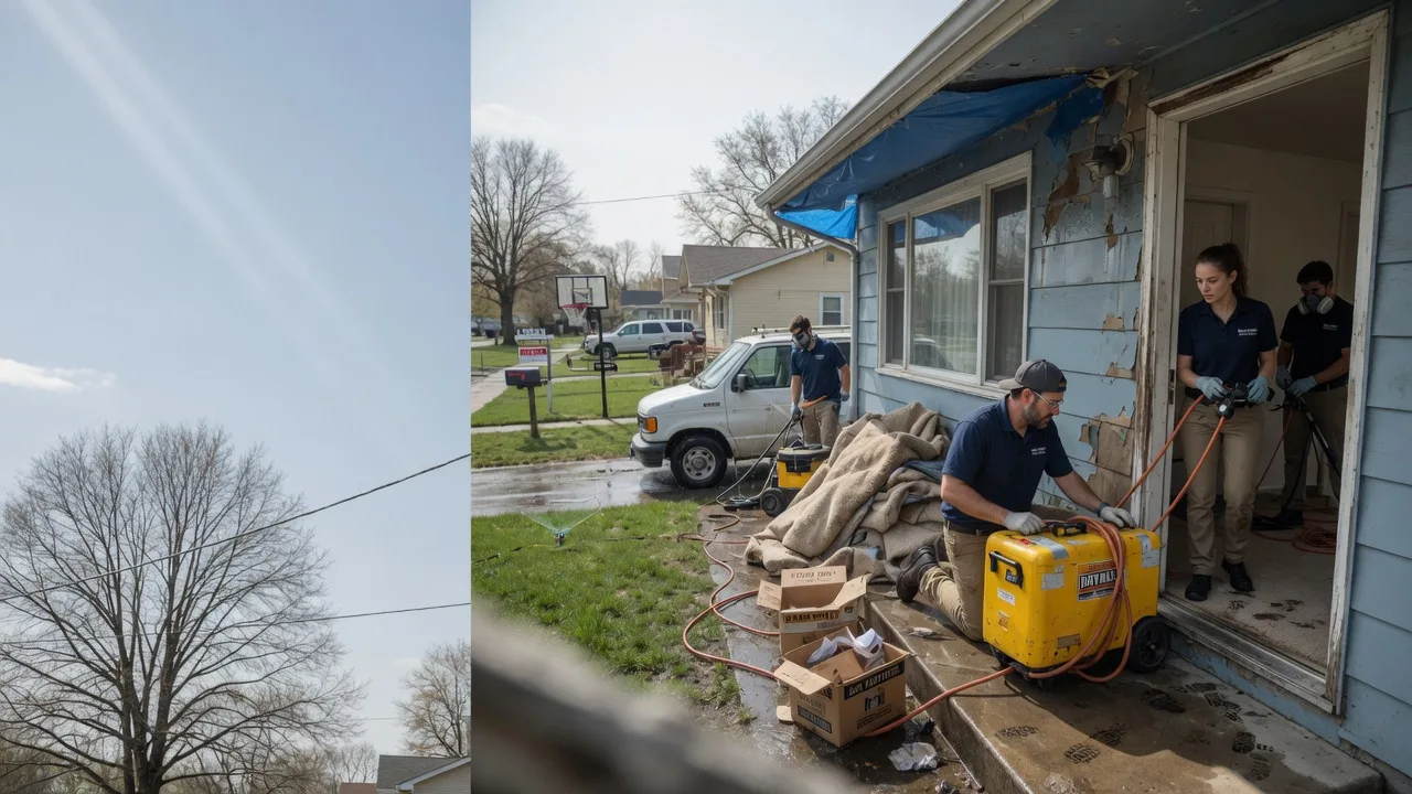 Basement Flood Cleanup in Hartshorne, OK near me